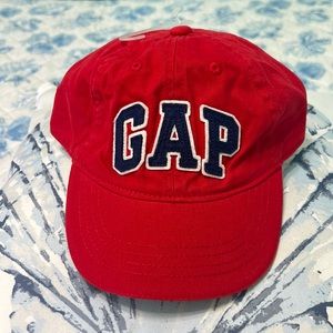 Baby Gap Logo Baseball Hat Red Size M/L or 4/5years
